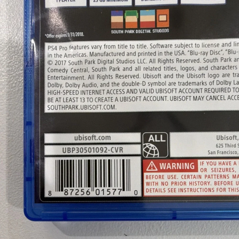 South Park: The Fractured but Whole (PS4) Role Playing Bonus Content M